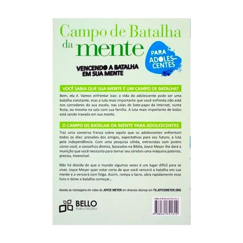 Campo De Batalha Da Mente Para Adolescentes - Joyce Meyer