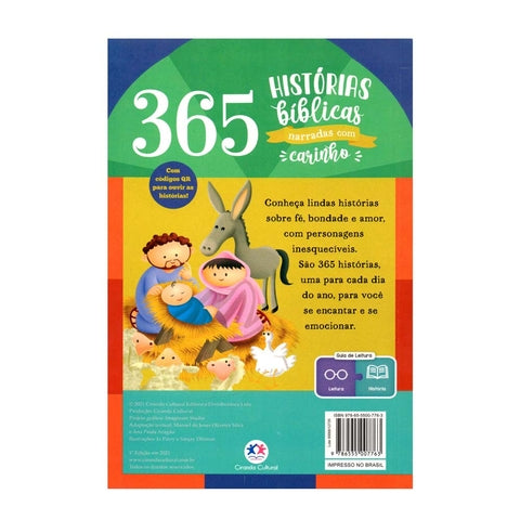 365 Histórias Bíblicas Narradas com Carinho - Ciranda Cultural