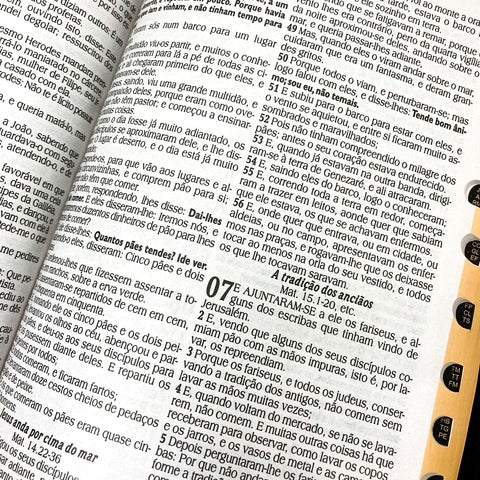 Bíblia Sagrada RC Letra Jumbo Edição De Promessas Capa Zíper Preta