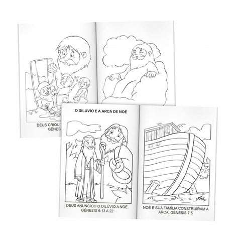 Aprendendo E Colorindo A Bíblia - Kit Com 10 Livros