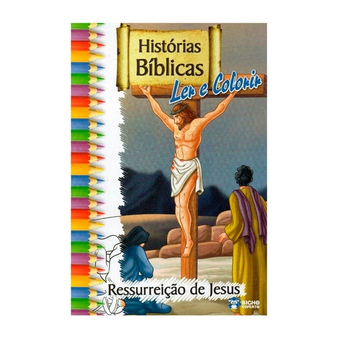 Histórias Bíblicas Para Ler E Colorir - Grande - Kit Com 10 Livros