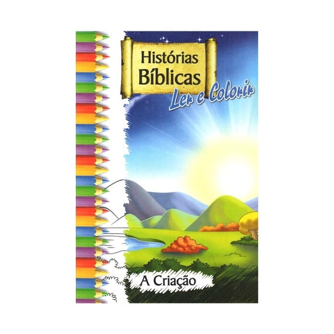 Histórias Bíblicas Para Ler E Colorir - Grande - Kit Com 10 Livros