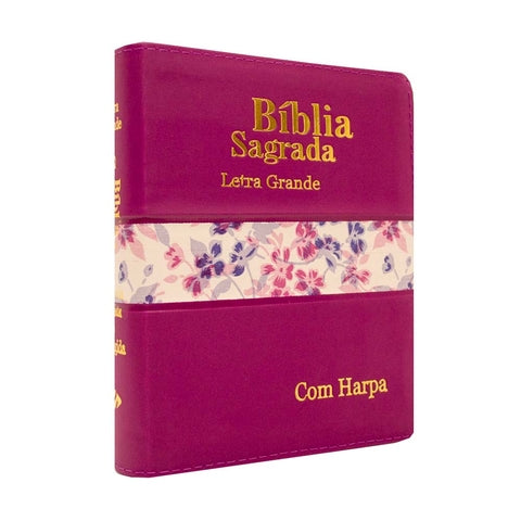 Bíblia Sagrada Letra Grande Com Harpa E Corinhos