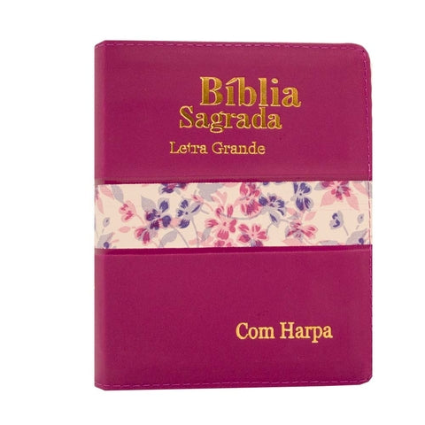Bíblia Sagrada Letra Grande Com Harpa E Corinhos